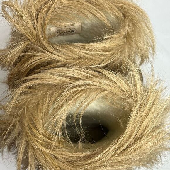 Pajar tan scarlet tassel tie goat hair apres ski boots size 36 (5.5-6) - Picture 10 of 15